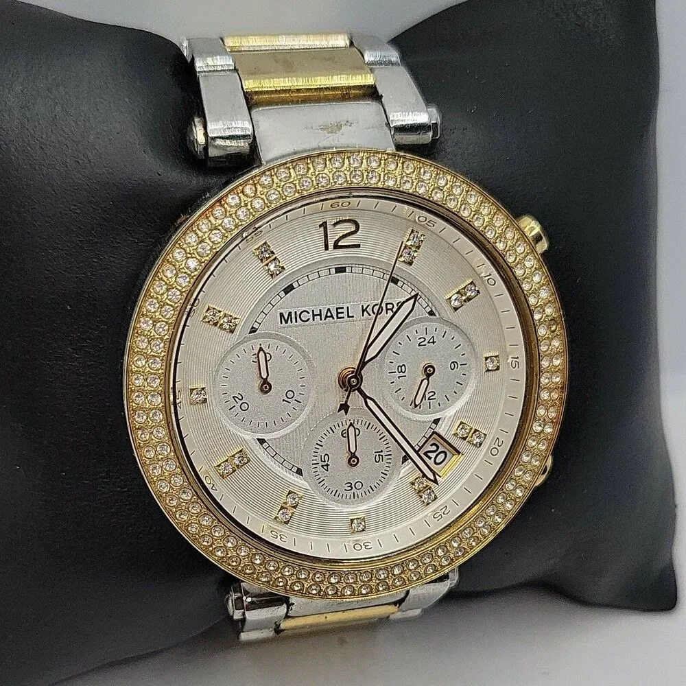 Michael Kors Parker MK5626 Womens Stainless Steel Analog Dial Quartz Watch AM351